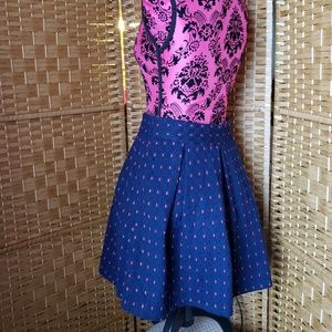 Modcloth Skirt Retro Mini A-Line Skirt Small KLING